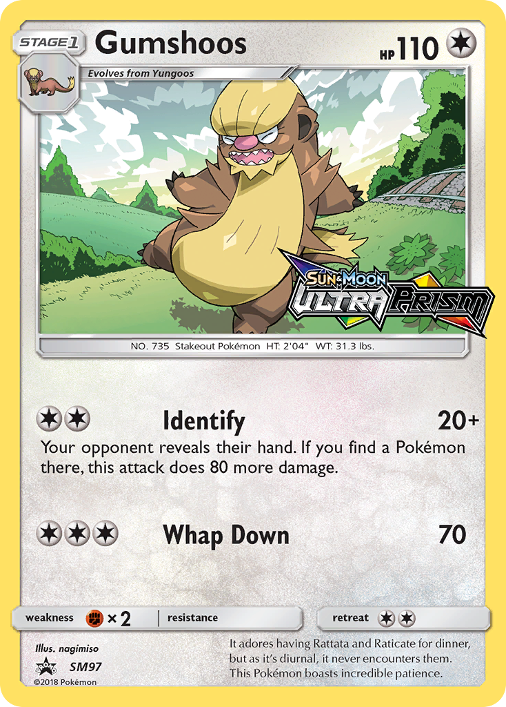 Gumshoos (SM97) [Sun & Moon: Black Star Promos] - Comfy Hobbies