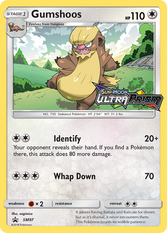 Gumshoos (SM97) [Sun & Moon: Black Star Promos] - Comfy Hobbies