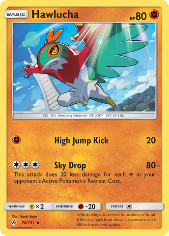 Hawlucha (70/131) [Sun & Moon: Forbidden Light] - Comfy Hobbies
