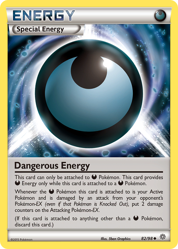 Dangerous Energy (82/98) [XY: Ancient Origins] - Comfy Hobbies