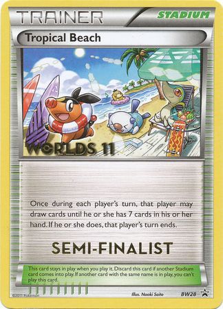 Tropical Beach (BW28) (Semi Finalist) [Black & White: Black Star Promos] - Comfy Hobbies