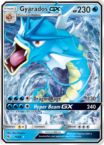 Gyarados GX (16/68) [Sun & Moon: Hidden Fates] - Comfy Hobbies