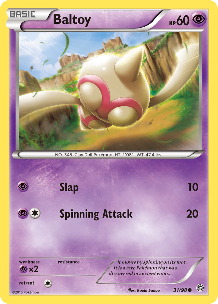 Baltoy (31/98) [XY: Ancient Origins] - Comfy Hobbies