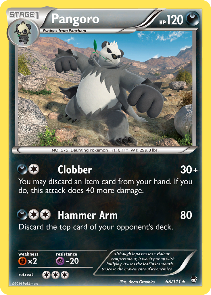 Pangoro (68/111) [XY: Furious Fists] - Comfy Hobbies