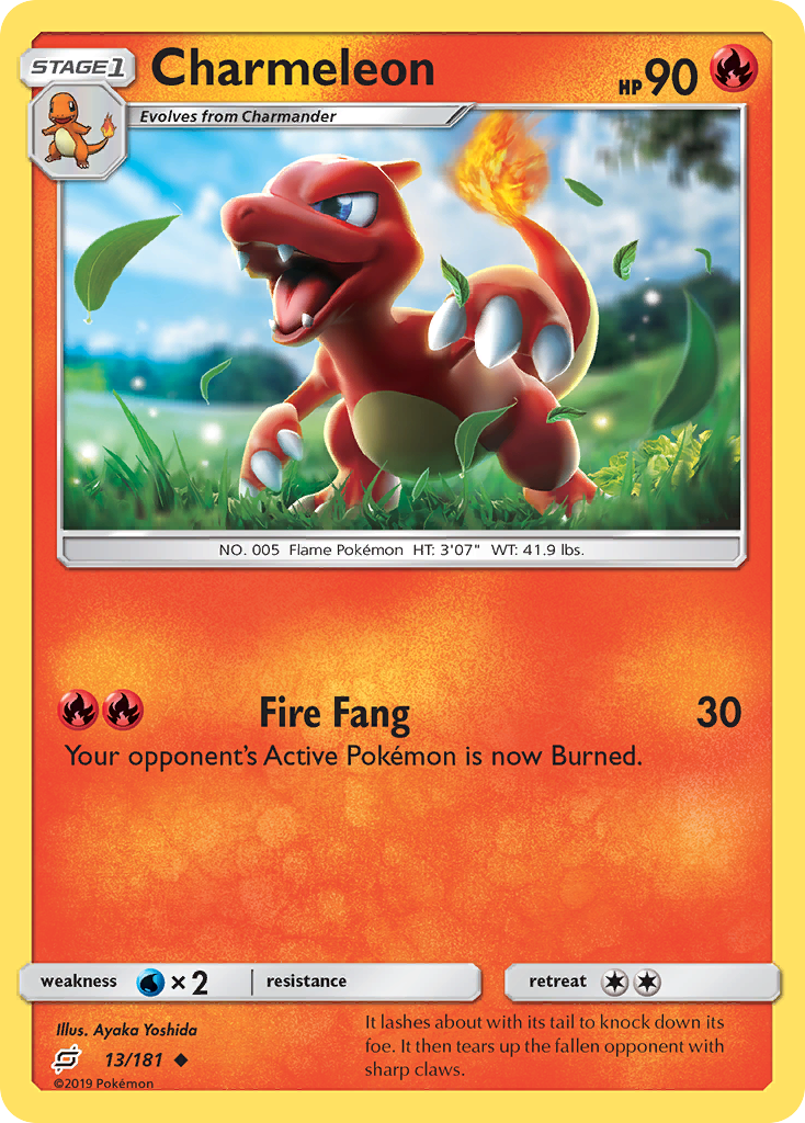 Charmeleon (13/181) [Sun & Moon: Team Up] - Comfy Hobbies