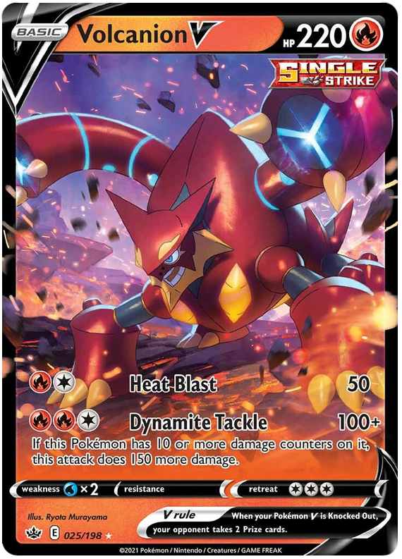 Volcanion V (025/198) [Sword & Shield: Chilling Reign] - Comfy Hobbies