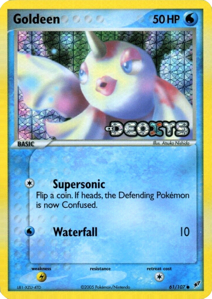 Goldeen (61/107) (Stamped) [EX: Deoxys] - Comfy Hobbies