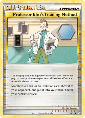 Professor Elm's Training Method (82/95) [HeartGold & SoulSilver: Call of Legends] - Comfy Hobbies