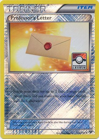 Professor's Letter (123/146) (League Promo) [XY: Base Set] - Comfy Hobbies