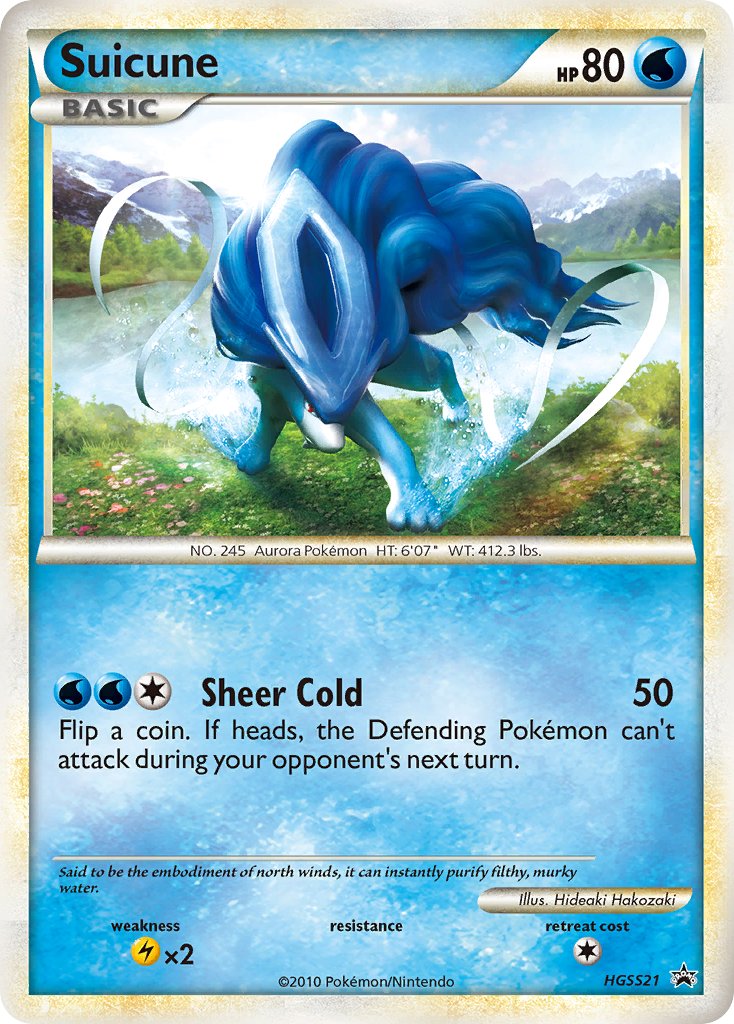 Suicune (HGSS21) [HeartGold & SoulSilver: Black Star Promos] - Comfy Hobbies