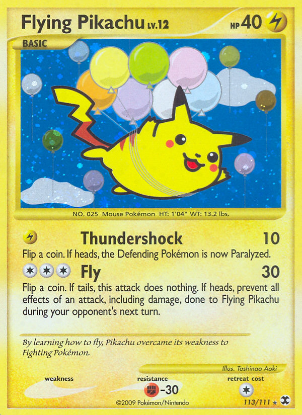 Flying Pikachu (113/111) [Platinum: Rising Rivals] - Comfy Hobbies