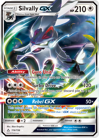 Silvally GX (116/156) [Sun & Moon: Ultra Prism] - Comfy Hobbies