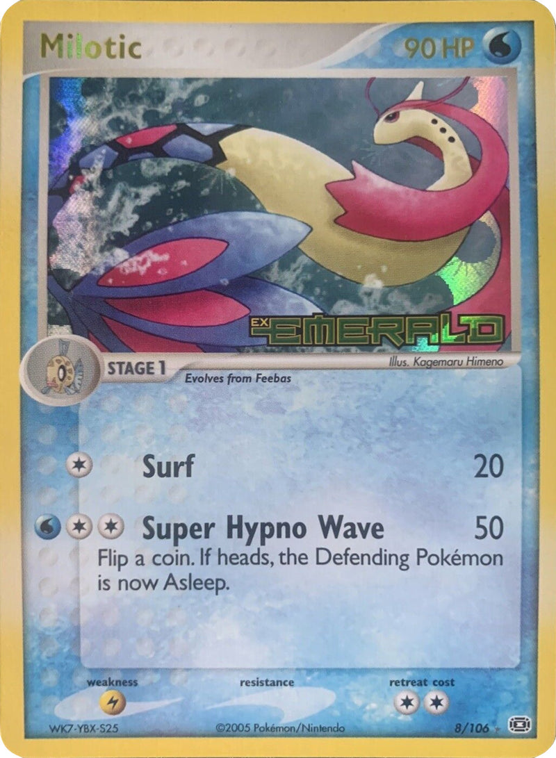Milotic (8/106) (Stamped) [EX: Emerald] - Comfy Hobbies