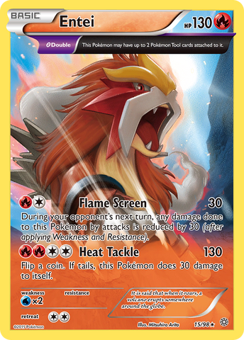 Entei (15/98) [XY: Ancient Origins] - Comfy Hobbies