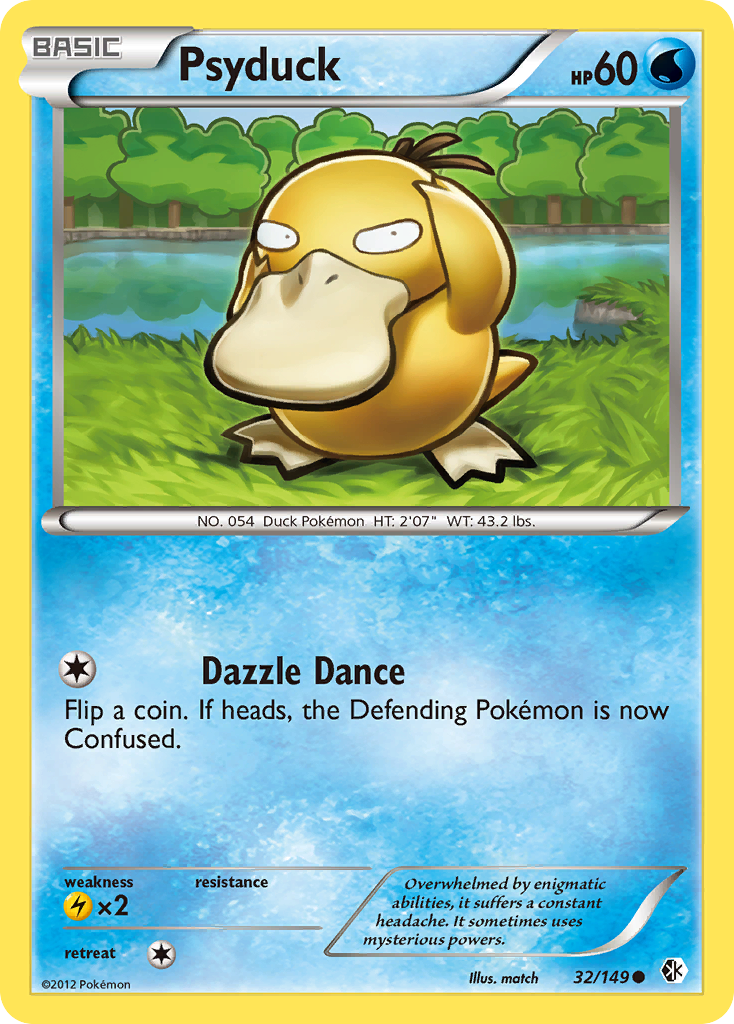 Psyduck (32/149) [Black & White: Boundaries Crossed] - Comfy Hobbies
