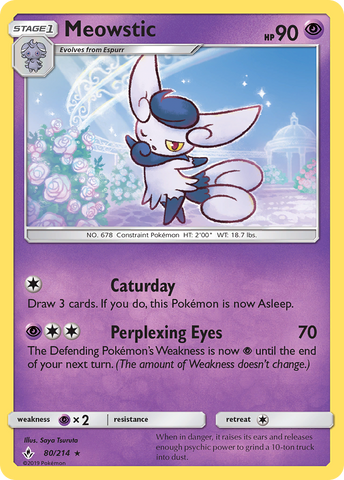Meowstic (80/214) [Sun & Moon: Unbroken Bonds] - Comfy Hobbies