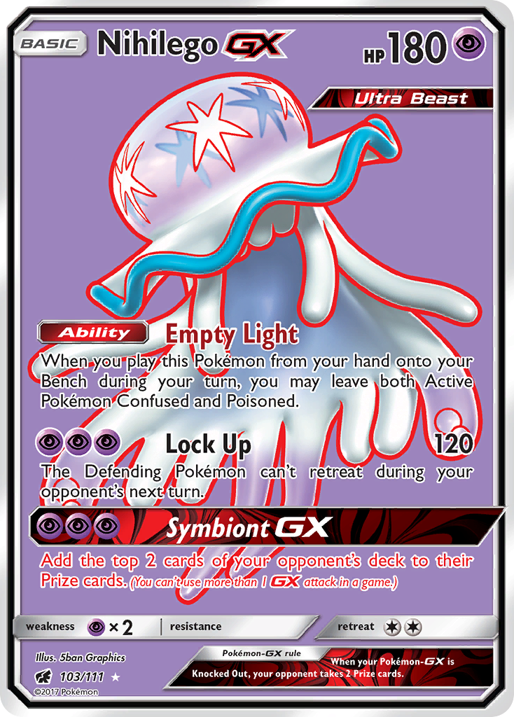 Nihilego GX (103/111) [Sun & Moon: Crimson Invasion] - Comfy Hobbies