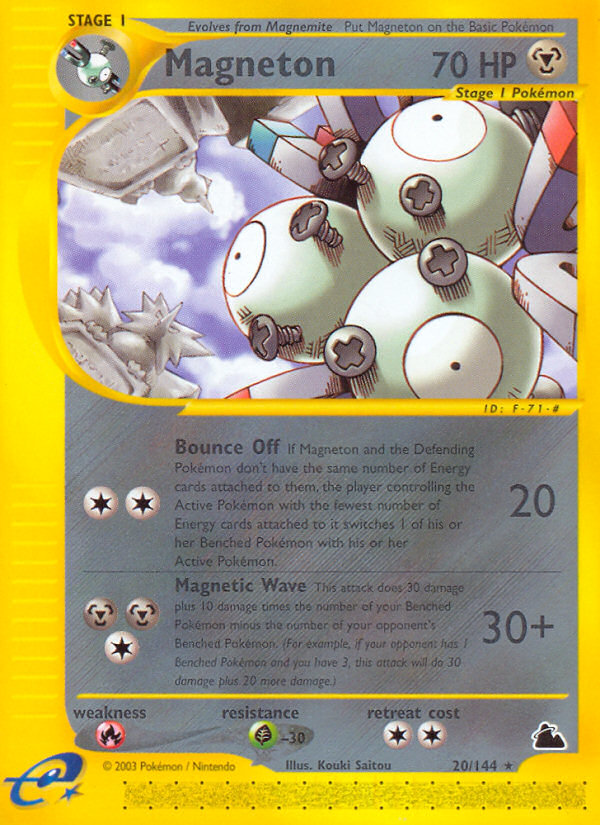 Magneton (20/144) [Skyridge] - Comfy Hobbies