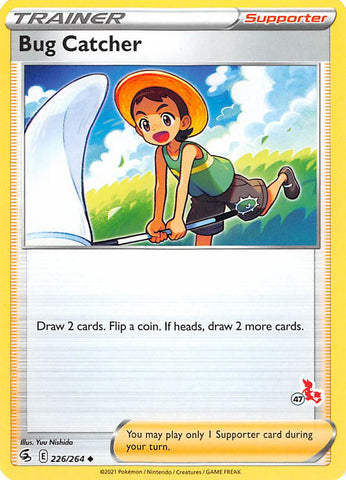 Bug Catcher (226/264) (Cinderace Stamp #47) [Battle Academy 2022] - Comfy Hobbies