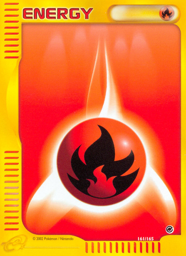 Fire Energy (161/165) [Expedition: Base Set] - Comfy Hobbies