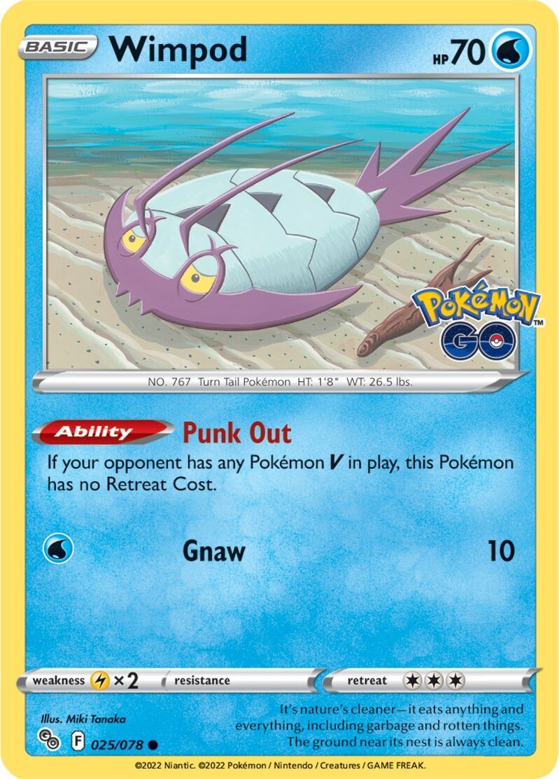 Wimpod (025/078) [Pokémon GO] - Comfy Hobbies