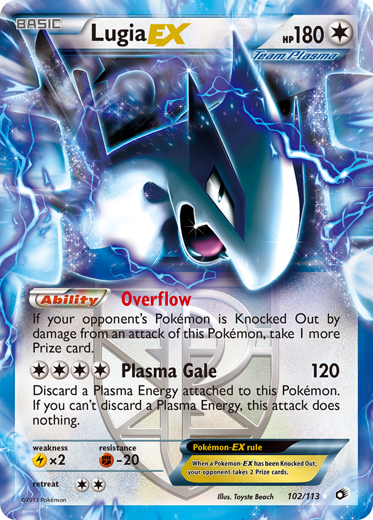 Lugia EX (102/113) [Black & White: Legendary Treasures] - Comfy Hobbies