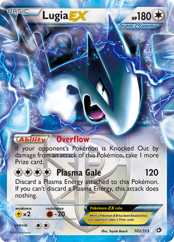 Lugia EX (102/113) [Black & White: Legendary Treasures] - Comfy Hobbies