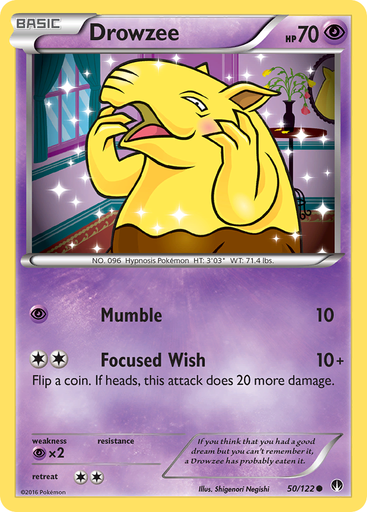 Drowzee (50/122) [XY: BREAKpoint] - Comfy Hobbies