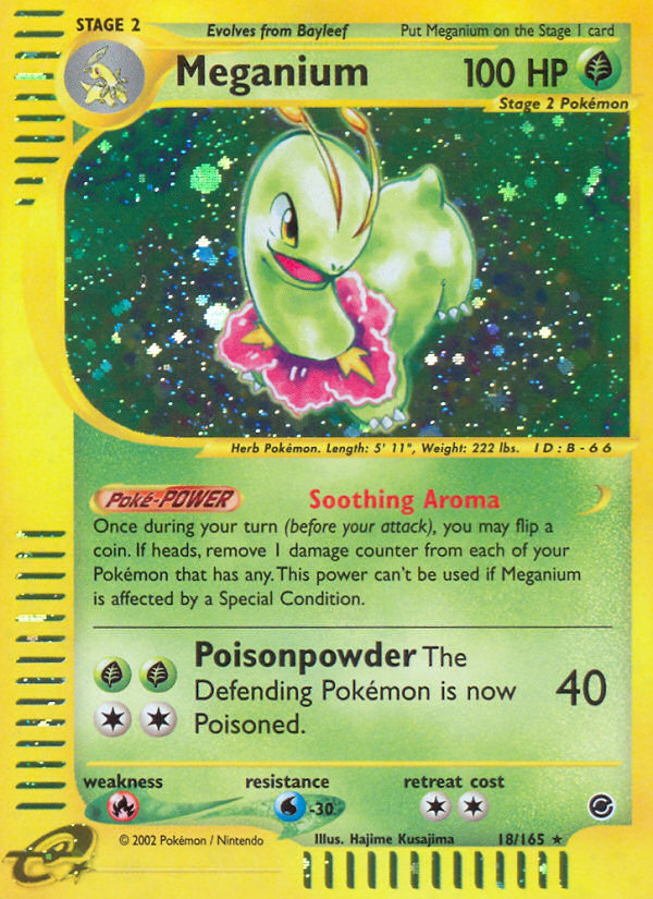 Meganium (18/165) [Expedition: Base Set] - Comfy Hobbies