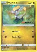 Jangmo-o (75/111) (Cosmos Holo) (EB Games Promo) [Sun & Moon: Crimson Invasion] - Comfy Hobbies