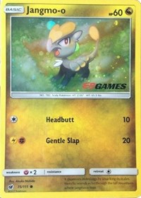 Jangmo-o (75/111) (Cosmos Holo) (EB Games Promo) [Sun & Moon: Crimson Invasion] - Comfy Hobbies
