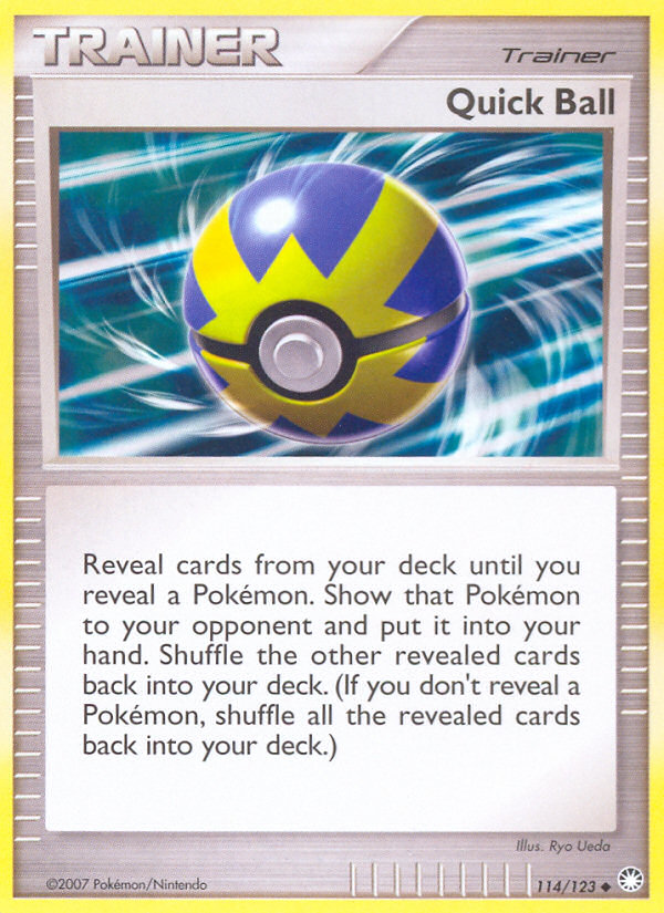 Quick Ball (114/123) [Diamond & Pearl: Mysterious Treasures] - Comfy Hobbies
