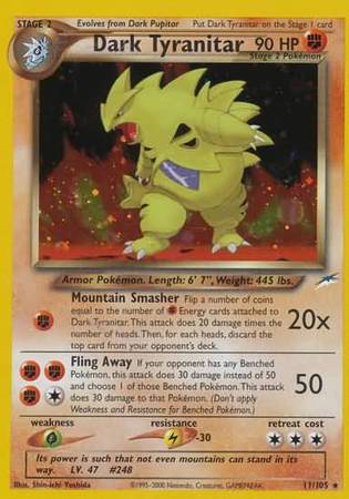 Dark Tyranitar (11/105) [Neo Destiny Unlimited] - Comfy Hobbies