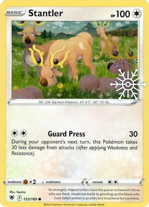 Stantler (125/189) (Holiday Calendar) [Sword & Shield: Astral Radiance] - Comfy Hobbies