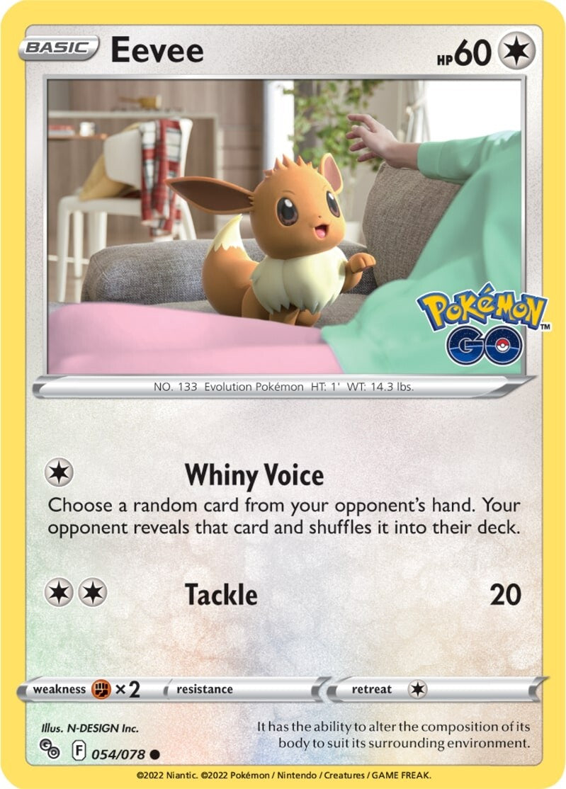 Eevee (054/078) [Pokémon GO] - Comfy Hobbies