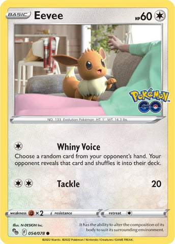 Eevee (054/078) [Pokémon GO] - Comfy Hobbies