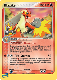 Blaziken (3/109) [EX: Battle Stadium] - Comfy Hobbies