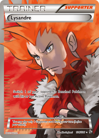 Lysandre (104/106) [XY: Flashfire] - Comfy Hobbies