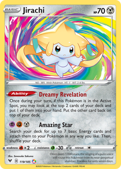 Jirachi (119/185) [Sword & Shield: Vivid Voltage] - Comfy Hobbies