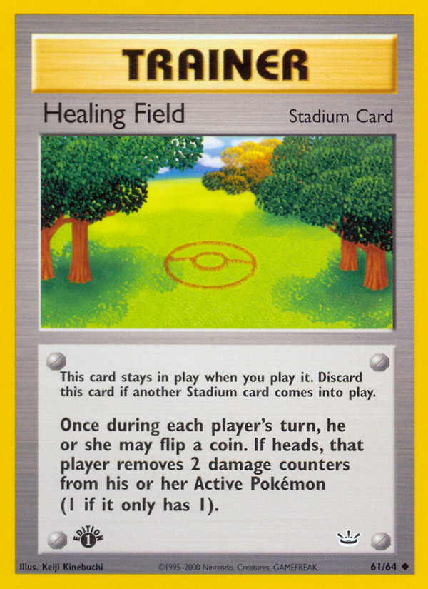Healing Field (61/64) [Neo Revelation 1st Edition] - Comfy Hobbies