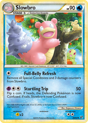 Slowbro (38/90) [HeartGold & SoulSilver: Undaunted] - Comfy Hobbies