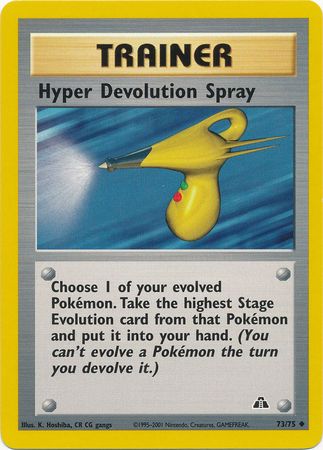 Hyper Devolution Spray (73/75) [Neo Discovery Unlimited] - Comfy Hobbies