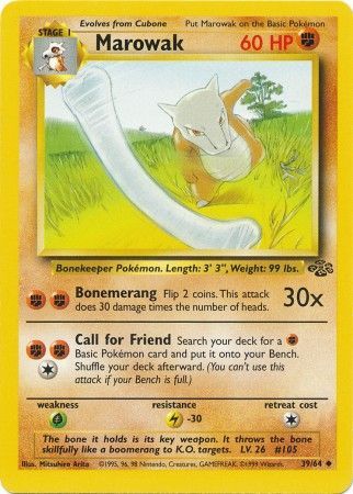Marowak (39/64) [Jungle Unlimited] - Comfy Hobbies