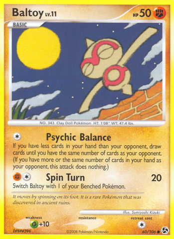 Baltoy (60/106) [Diamond & Pearl: Great Encounters] - Comfy Hobbies