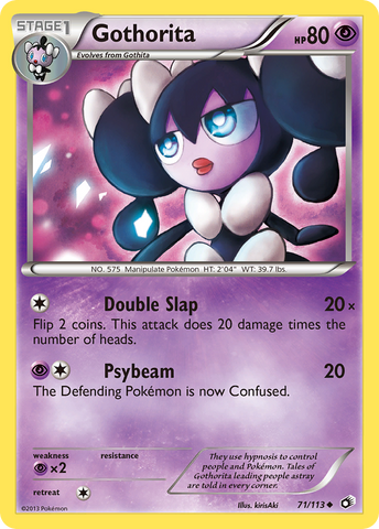 Gothorita (71/113) [Black & White: Legendary Treasures] - Comfy Hobbies