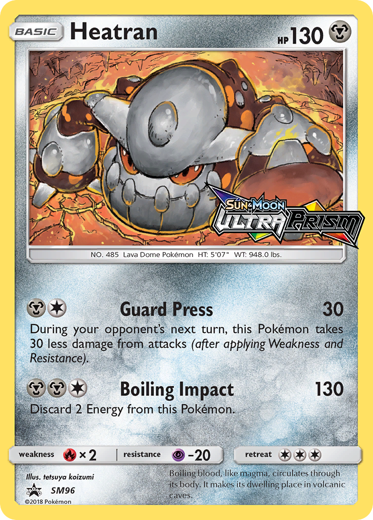 Heatran (SM96) [Sun & Moon: Black Star Promos] - Comfy Hobbies
