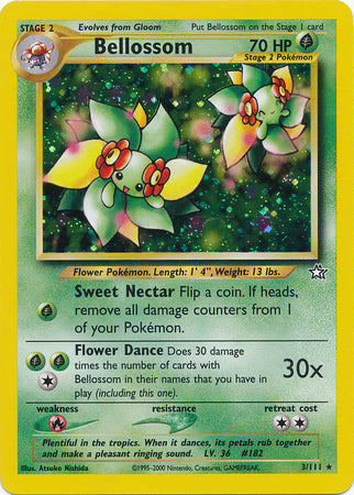 Bellossom (3/111) [Neo Genesis Unlimited] - Comfy Hobbies