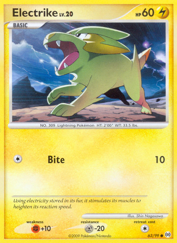 Electrike (63/99) [Platinum: Arceus] - Comfy Hobbies
