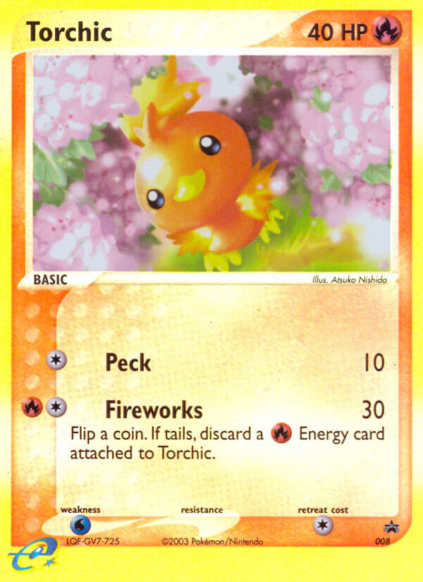 Torchic (008) [Nintendo: Black Star Promos] - Comfy Hobbies