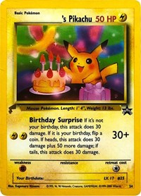 Pikachu (24) (Birthday) [Pikachu World Collection Promos] - Comfy Hobbies